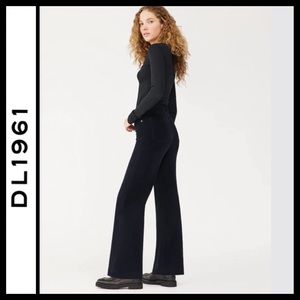 DL1961 Hepburn Wide Leg High Rise Corduroy
